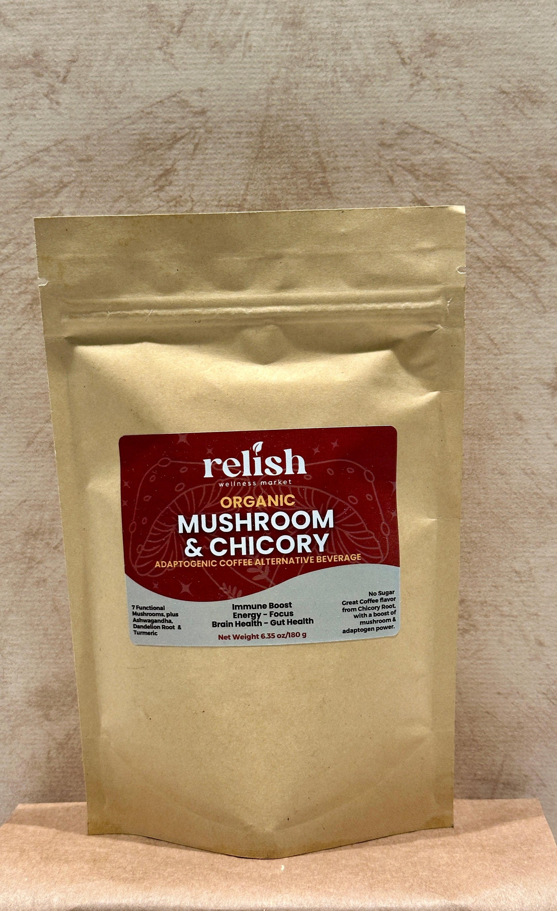 Mushroom Chicory Blend mushroom coffee substitute no caffeine