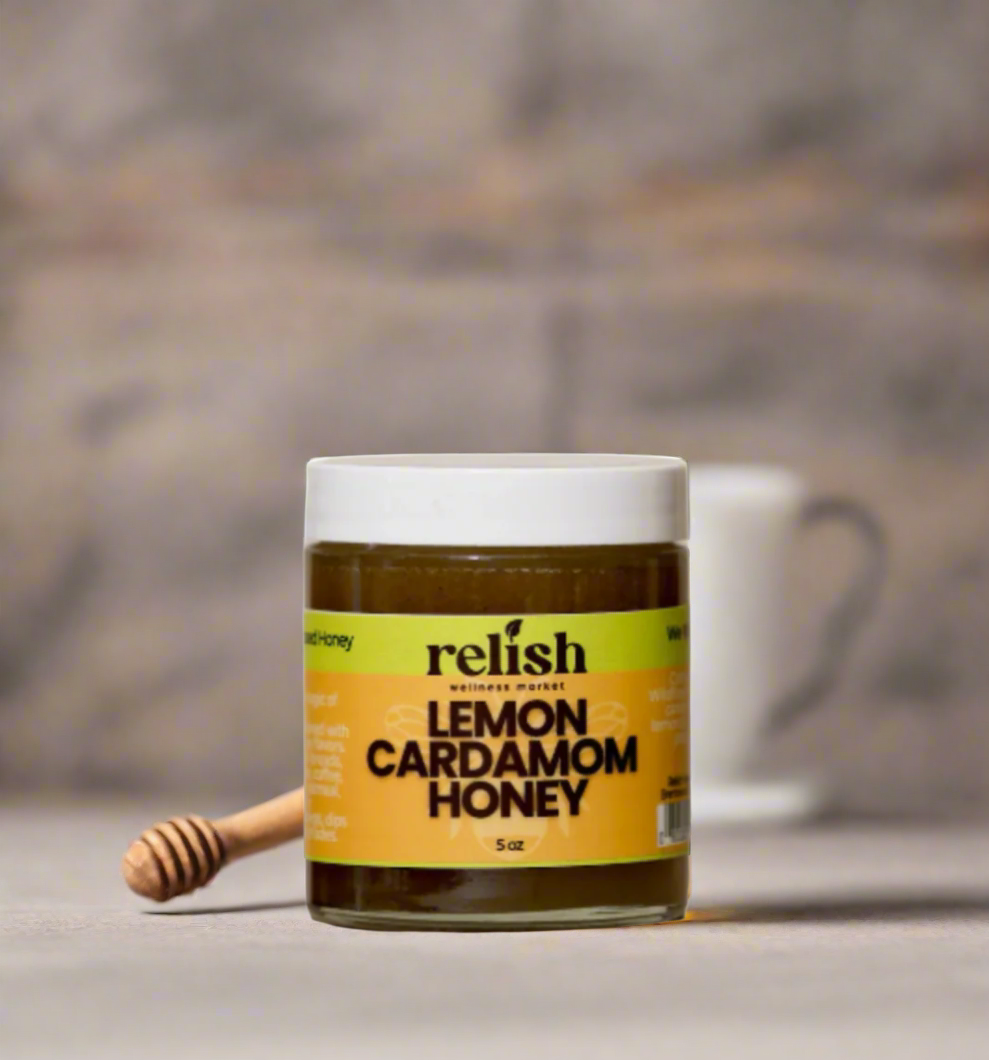 Lemon Cardamom Honey