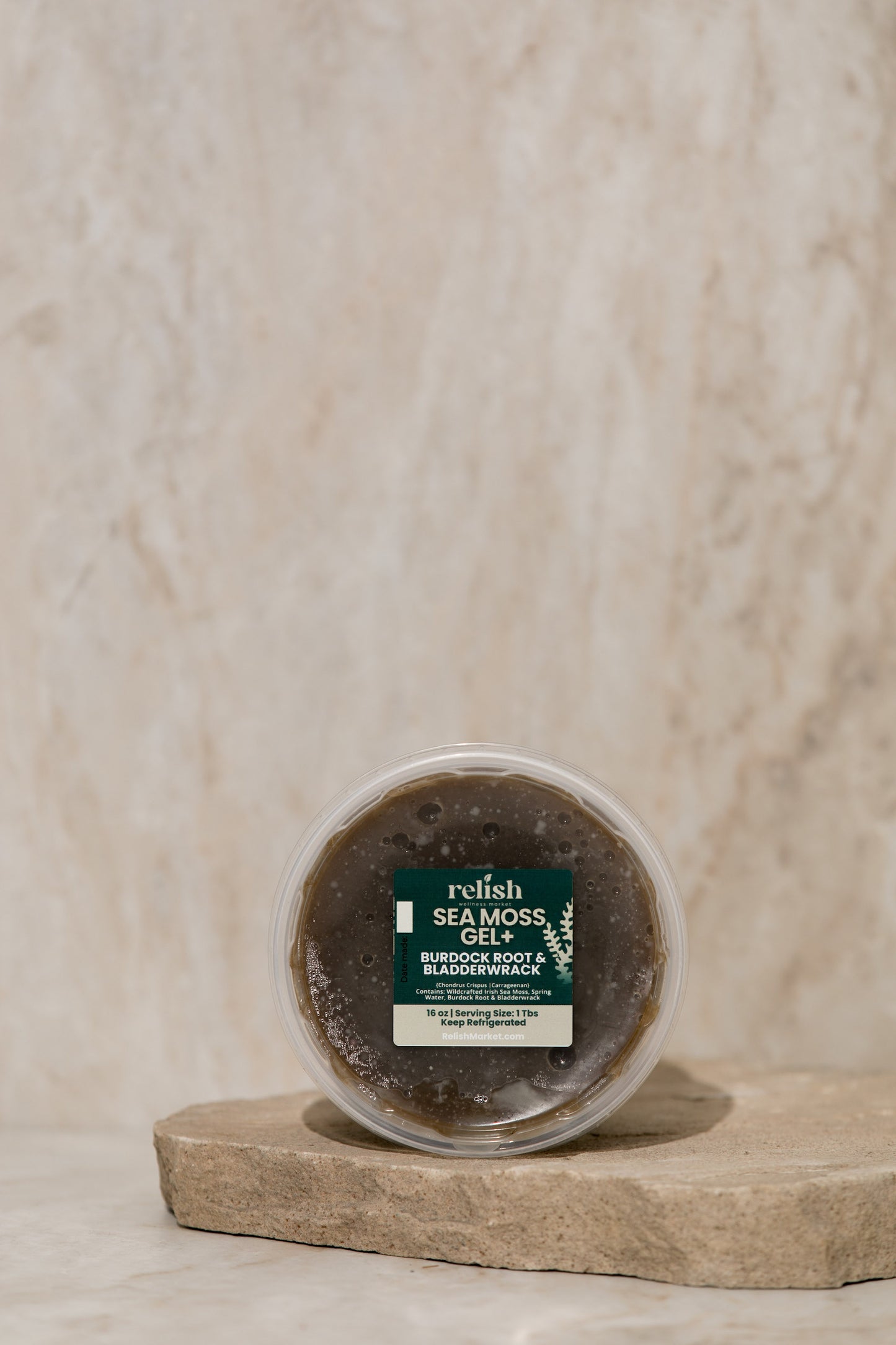 Sea Moss Gel with Burdock Root & Bladderwrack 16 oz