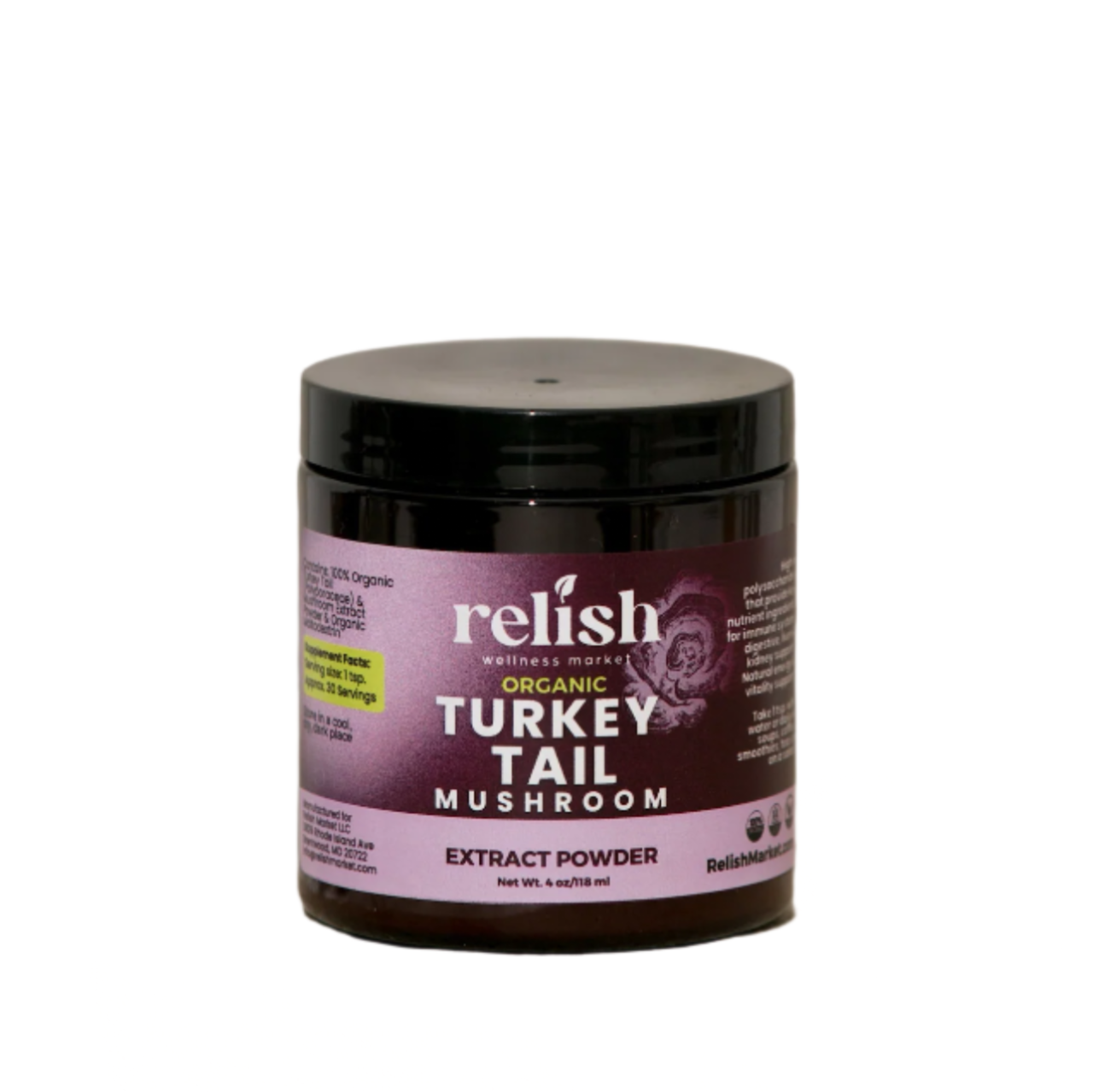 Organic Turkey Tail Mushroom Extract Powder
