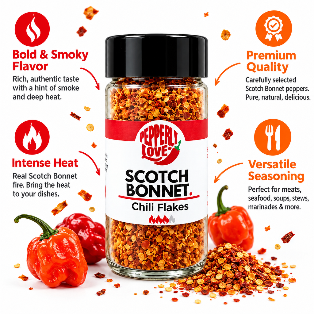 Scotch Bonnet Pepper Flakes