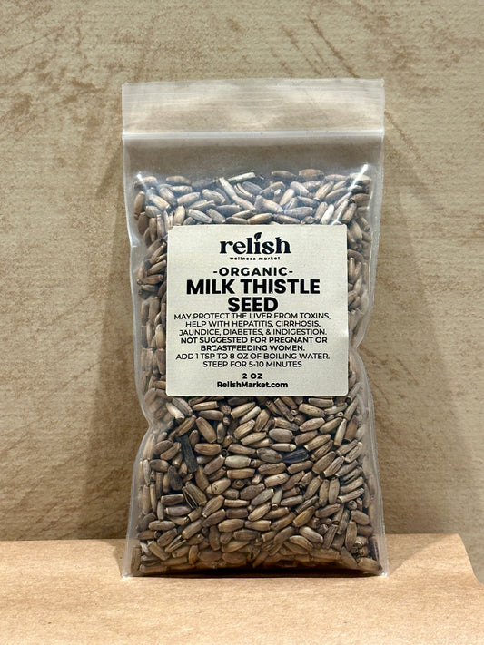 Milk Thistle Seeds Organic