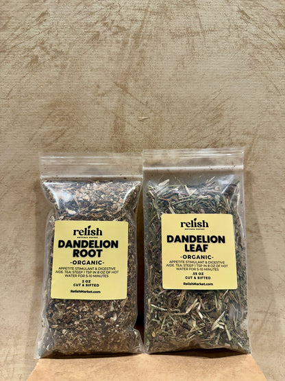 Dandelion Leaf Root Organic