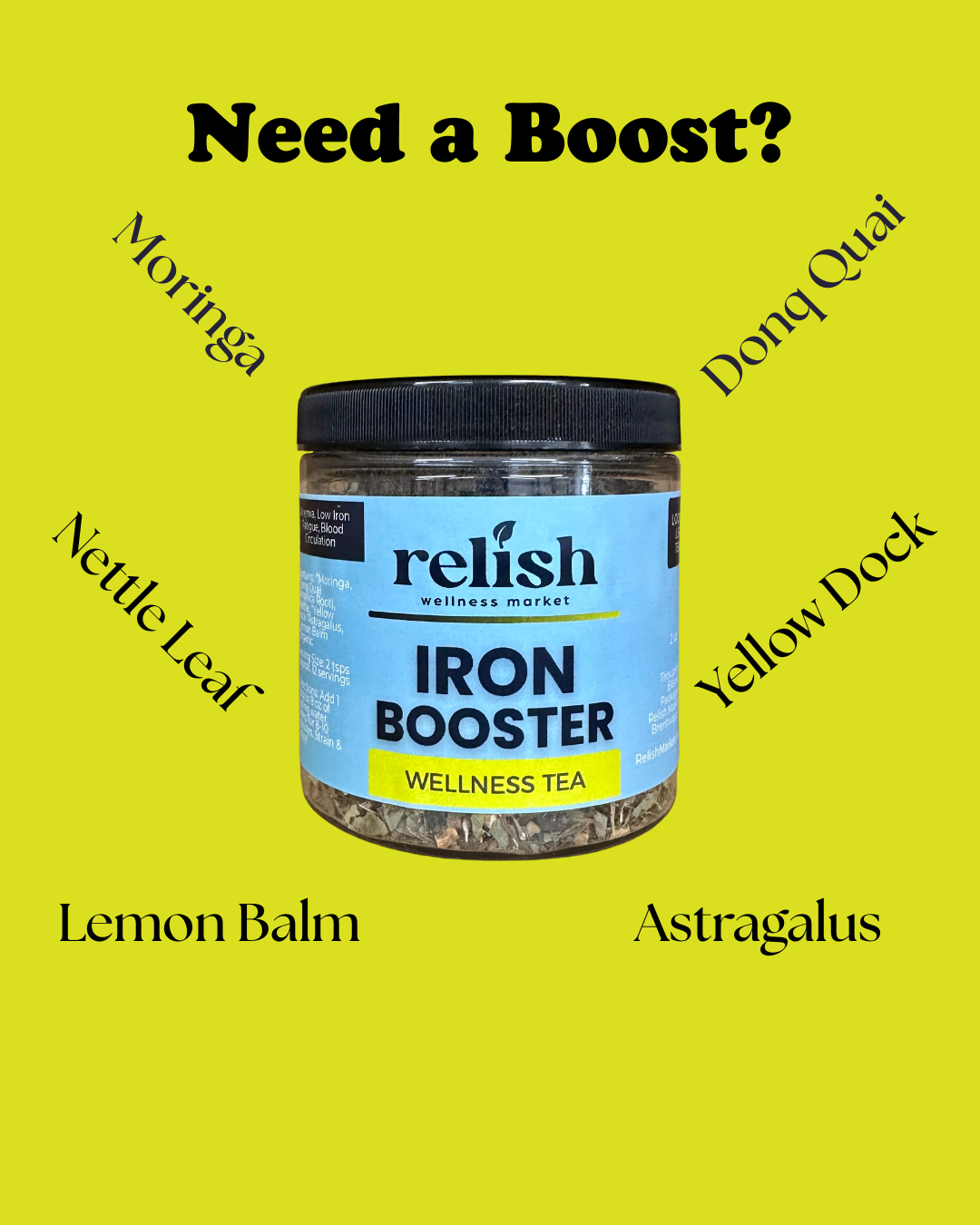 Organic Iron Booster Loose Leaf Tea