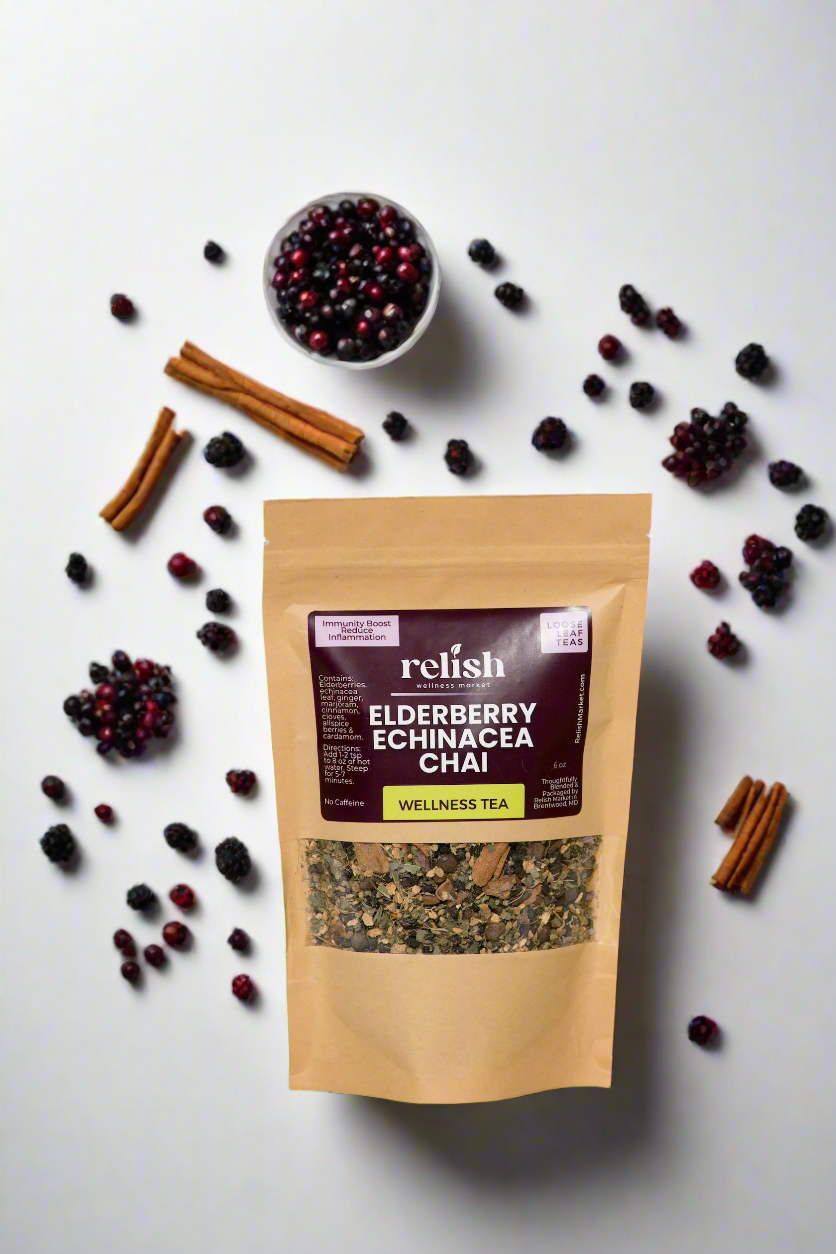 Elderberry Echinacea Chai Tea