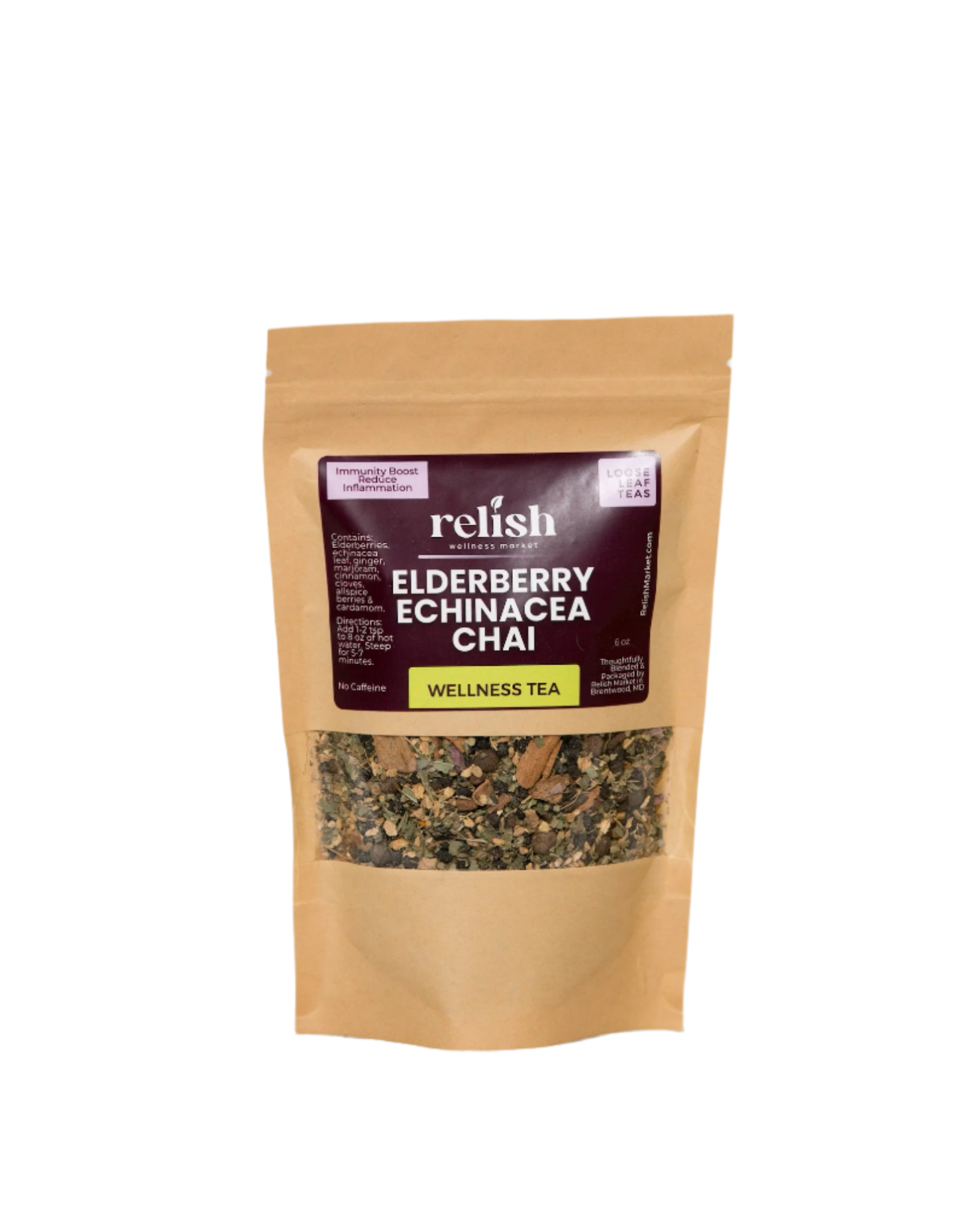 Elderberry Echinacea Chai Tea