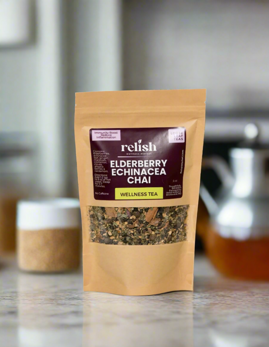 Elderberry Echinacea Chai Tea