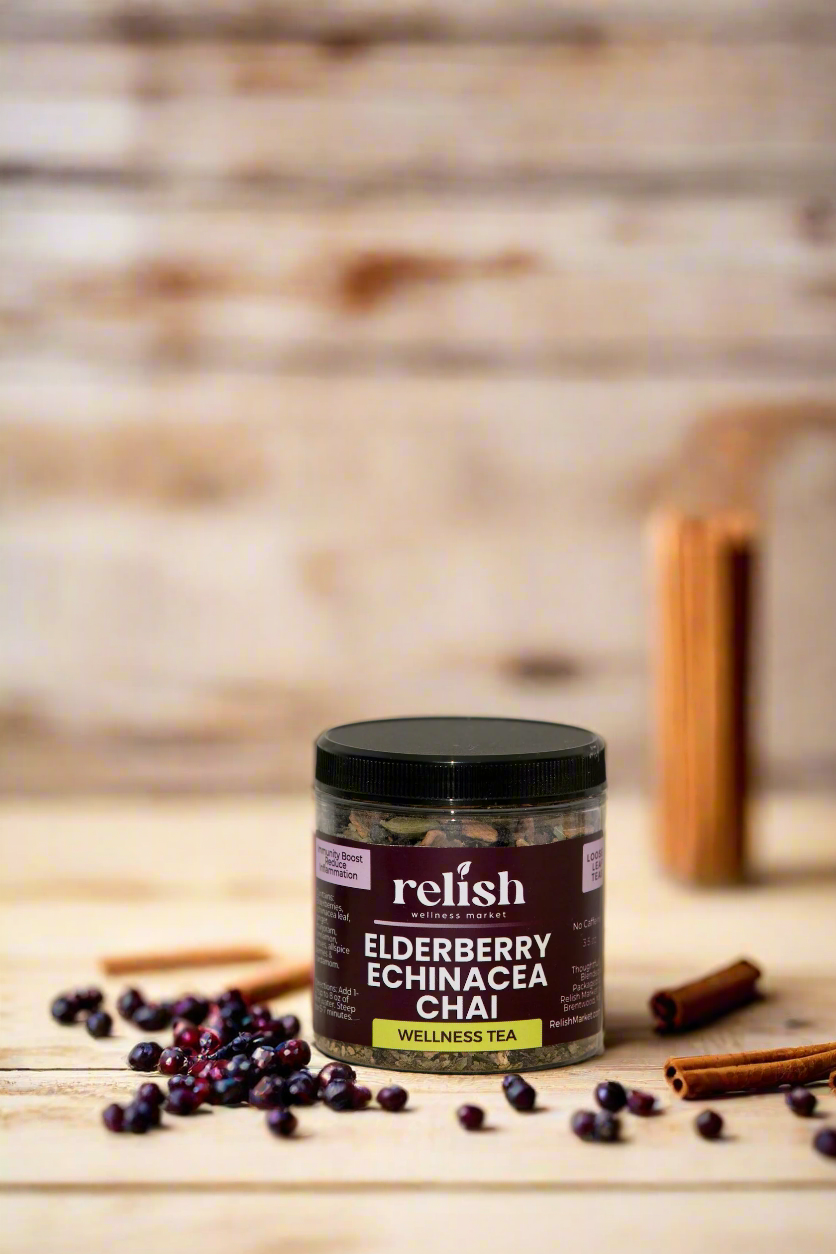 Elderberry Echinacea Chai Tea