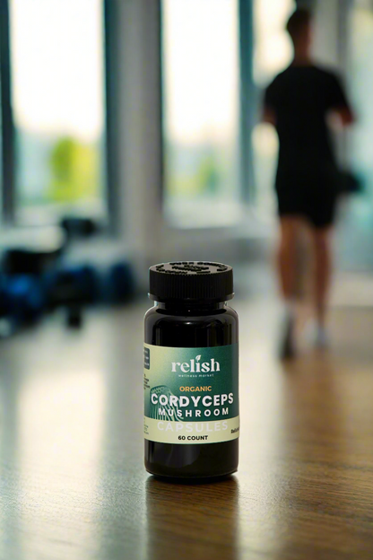 Relish_market_Cordyceps_Mushroom_Capsules_in gym environment