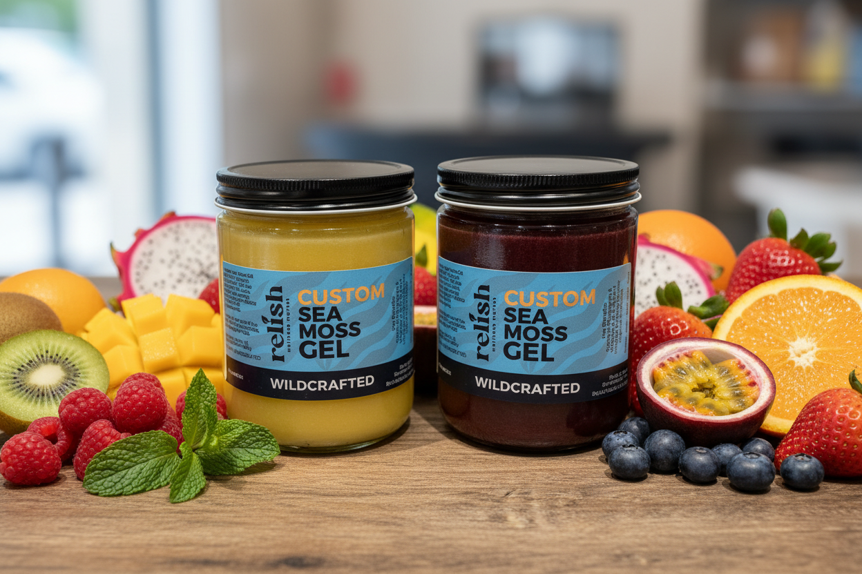Custom Sea Moss Gel - Flavored Sea Moss Gel