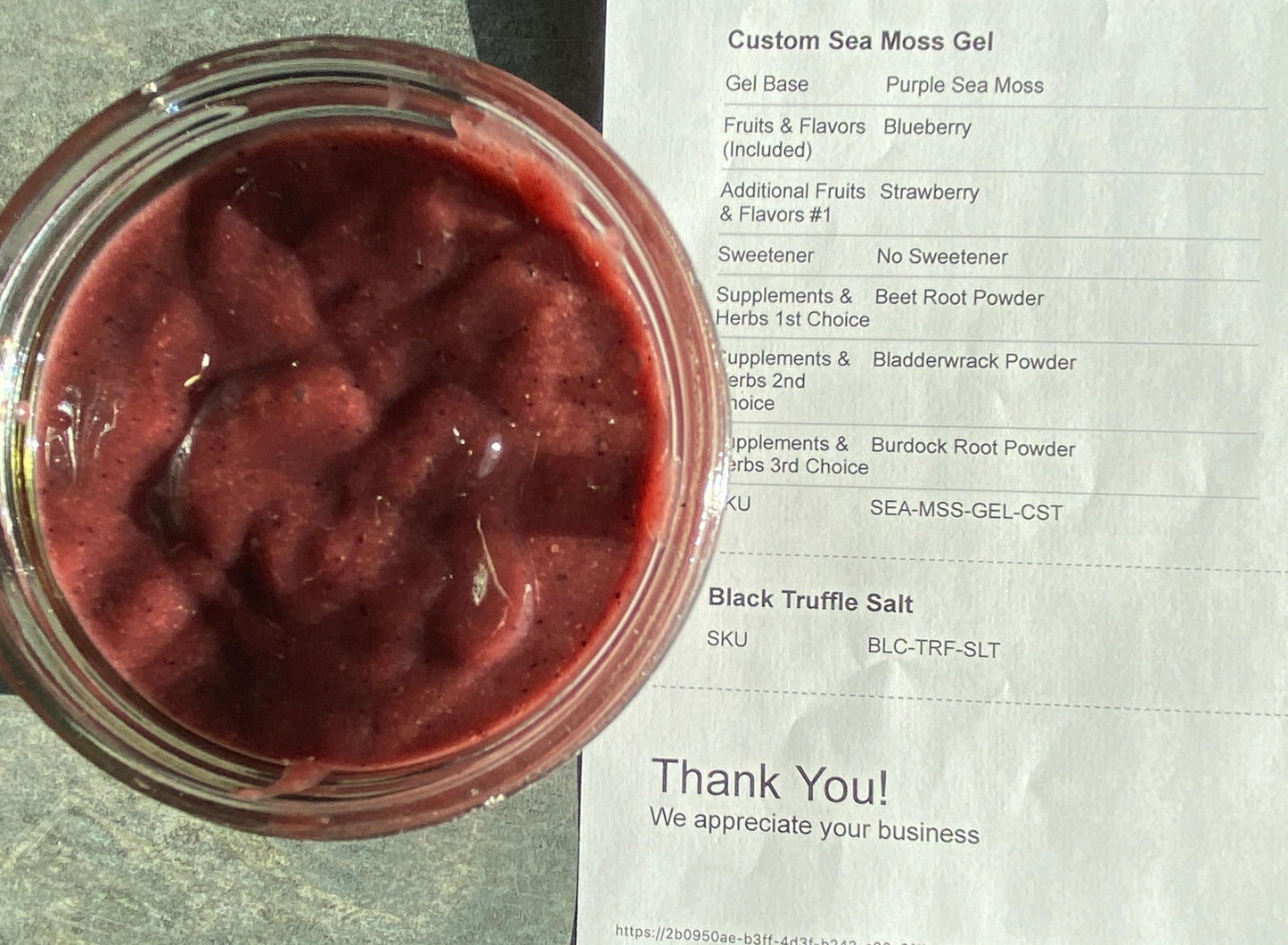 Custom Flavored Sea Moss Gel 
