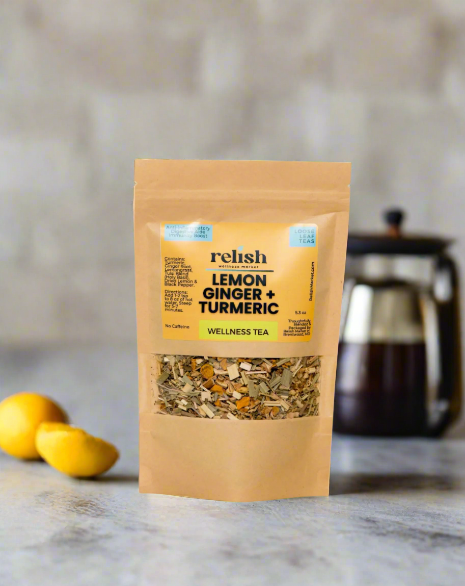 Lemon Ginger Turmeric Tea