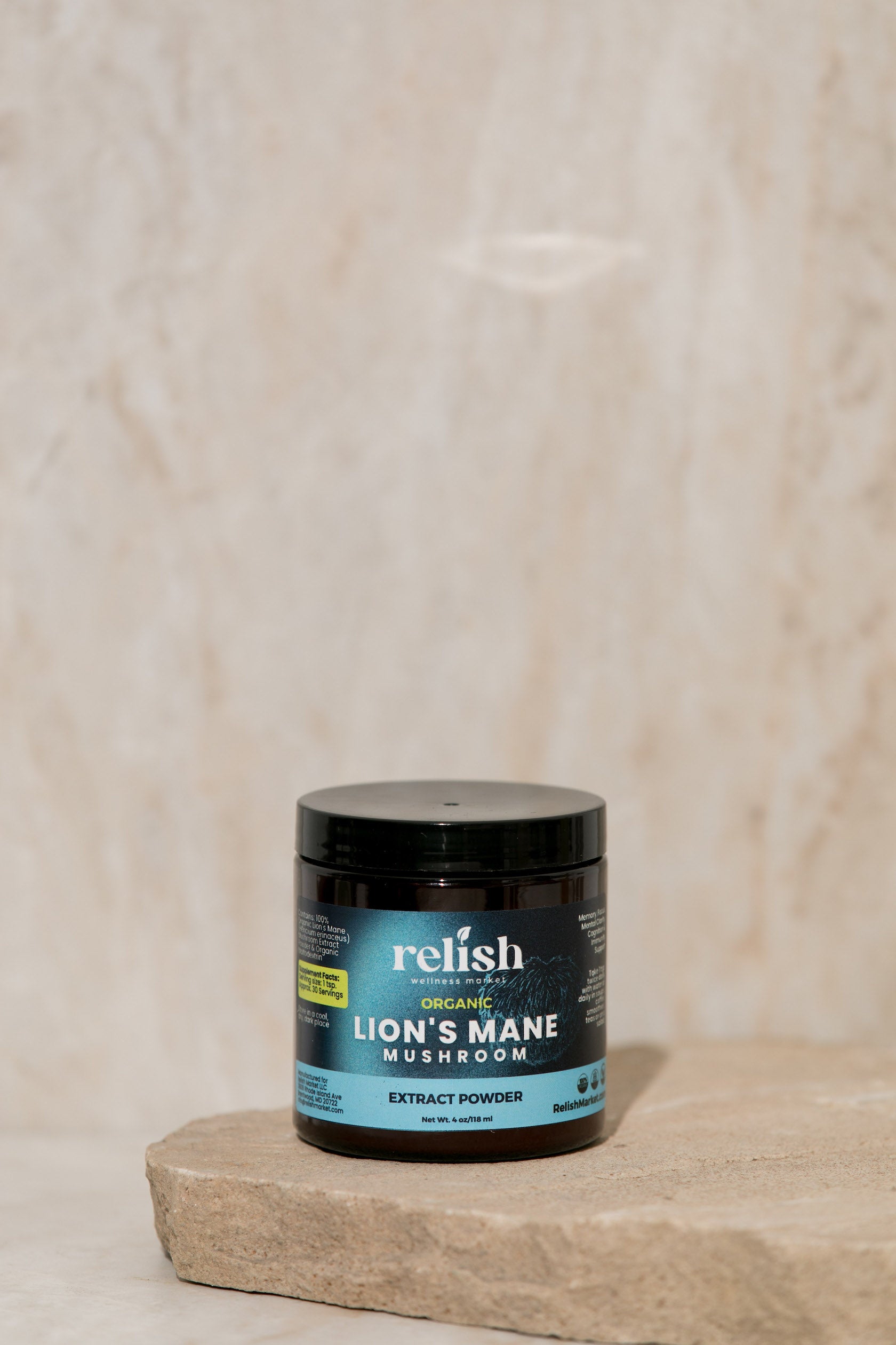 Relish Market lions mane extract powder