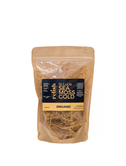 Raw Sea Moss Gold | St Lucia Wildcrafted