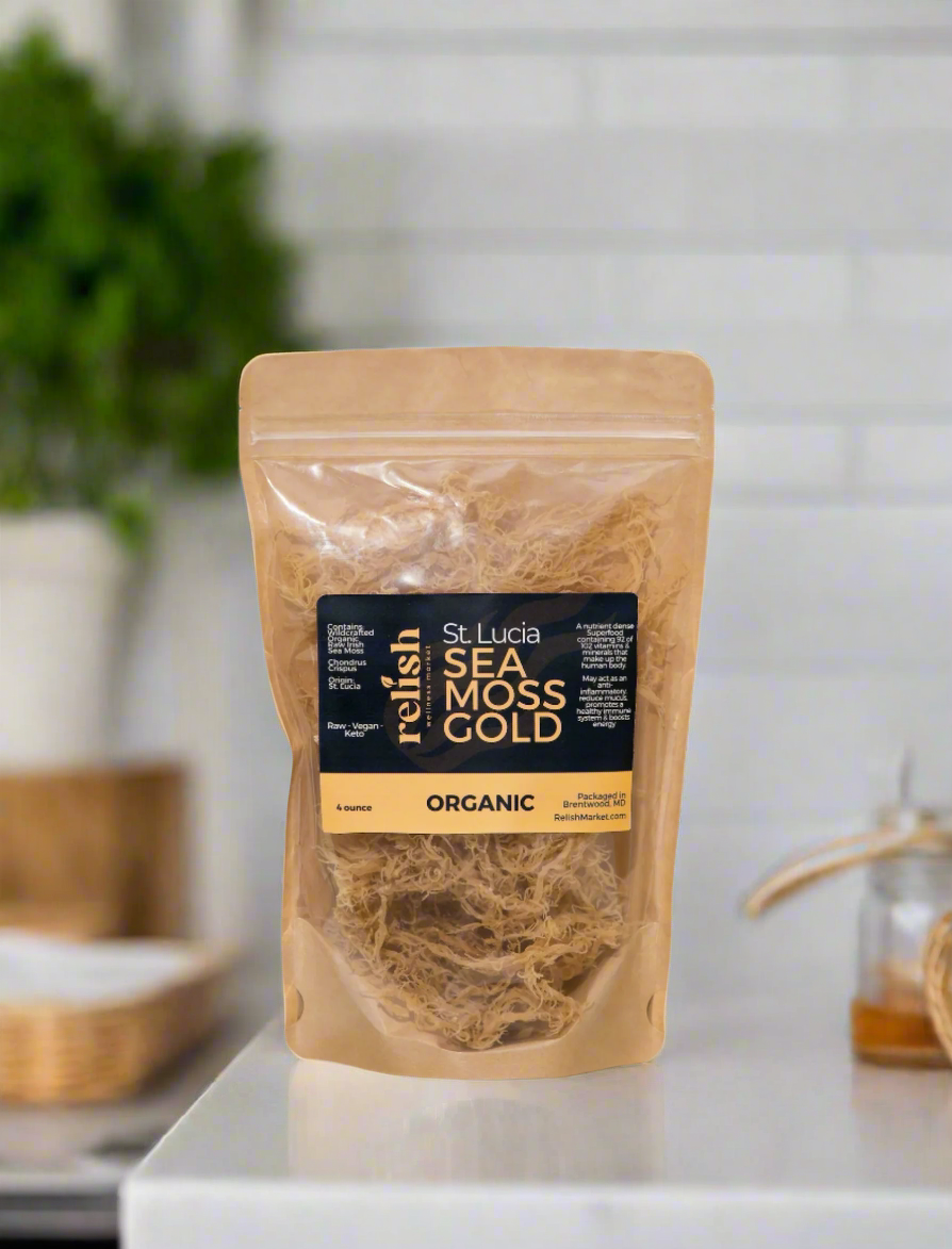 Raw Sea Moss Gold | St Lucia Wildcrafted