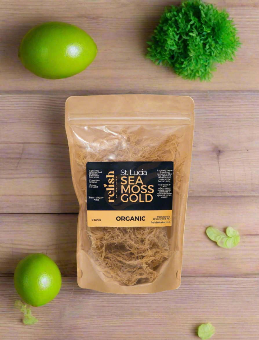 Raw Sea Moss Gold | St Lucia Wildcrafted