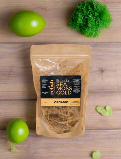 Raw Sea Moss Gold | St Lucia Wildcrafted