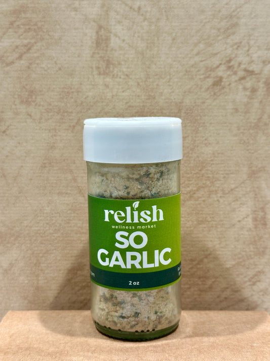 So Garlic Spice Blend Glass Jar